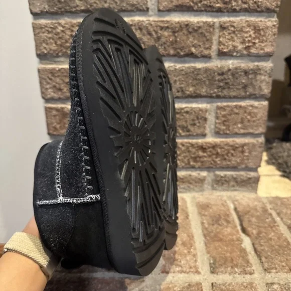 UGG Womens Classic Ultra Mini Biarritz Boot Grey/Gray size us 6 - Picture 12 of 16